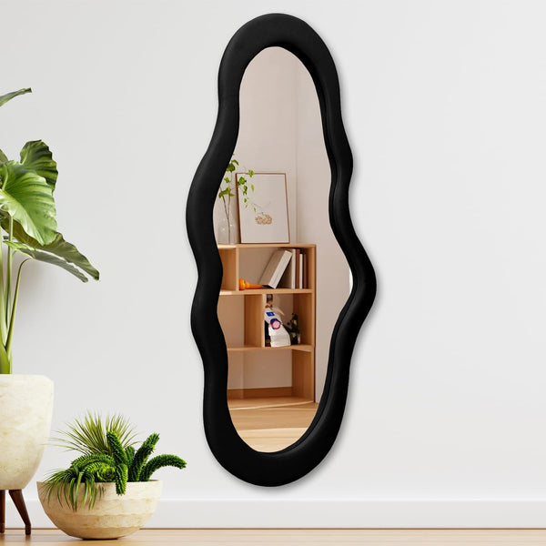 Cloud Reflekt Mirror – Handcrafted Soft-Edge Fabric Wall Décor